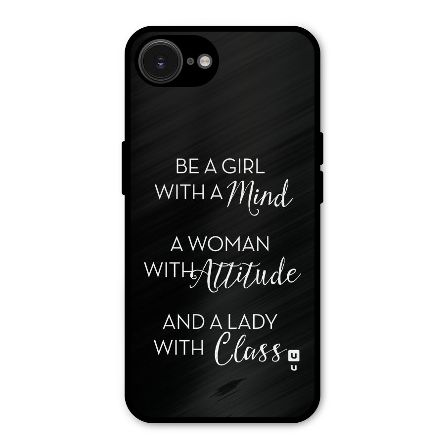 The-Mindset Metal Back Case for iPhone 16e