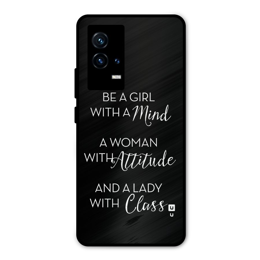 The-Mindset Metal Back Case for iQOO 9 5G