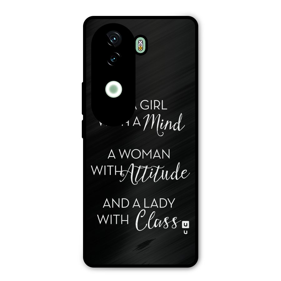 The-Mindset Metal Back Case for iQOO Z9s