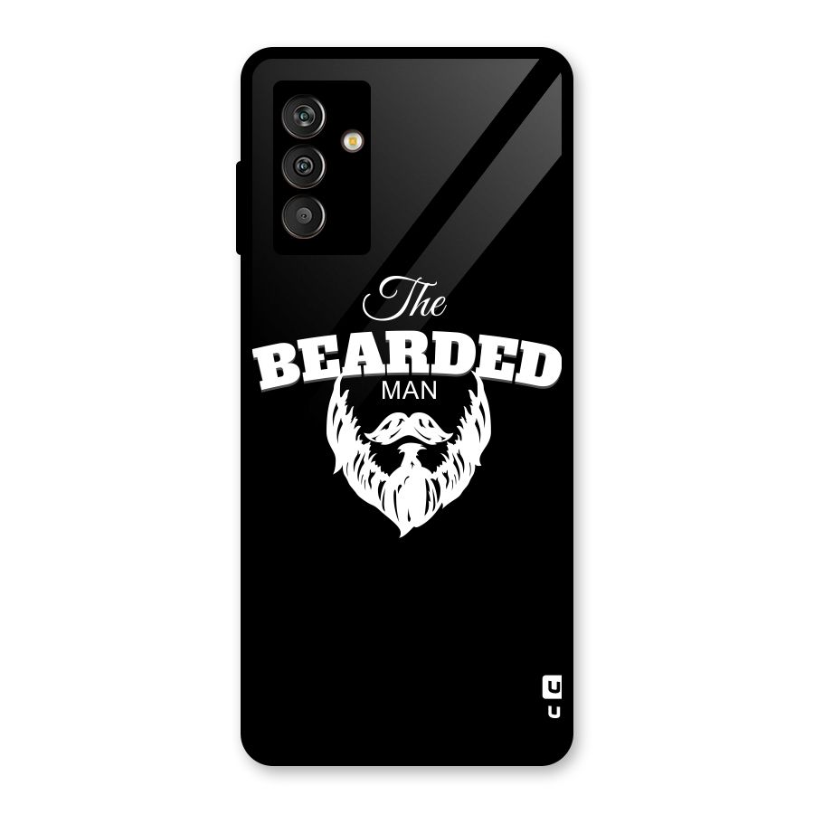 The Bearded Man Glass Back Case for Galaxy M13