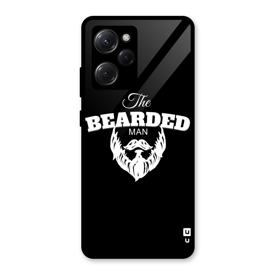 The Bearded Man Glass Back Case for Poco X5 Pro