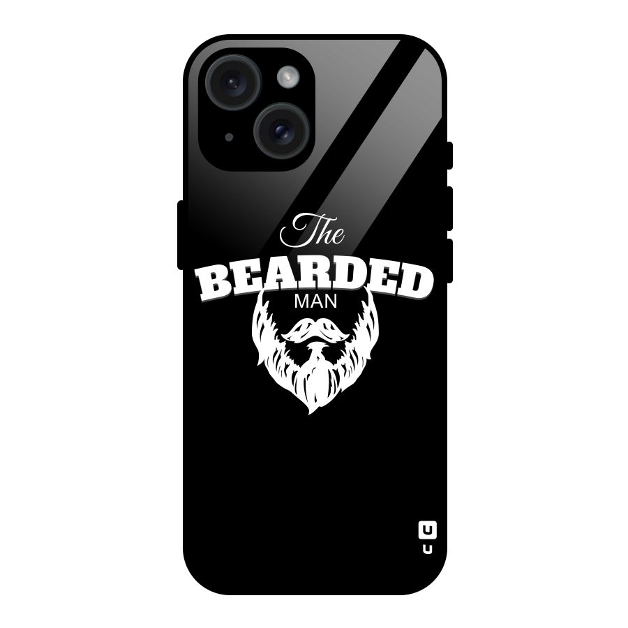 The Bearded Man Glass Back Case for iPhone 15