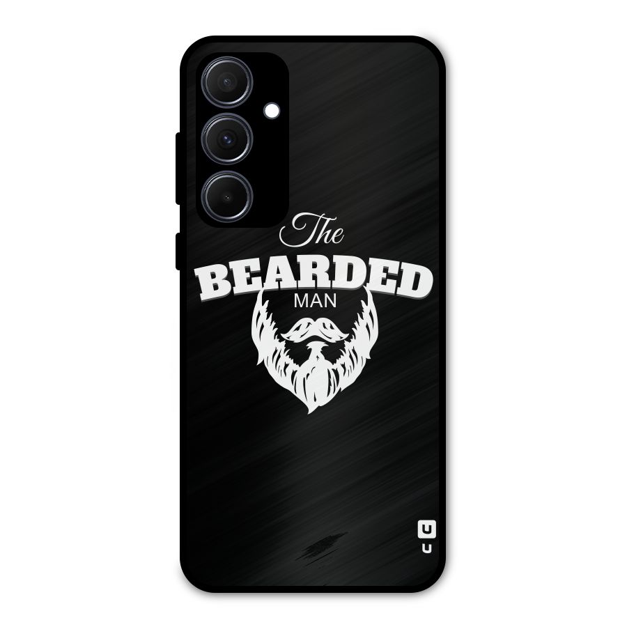 The Bearded Man Metal Back Case for Galaxy A35