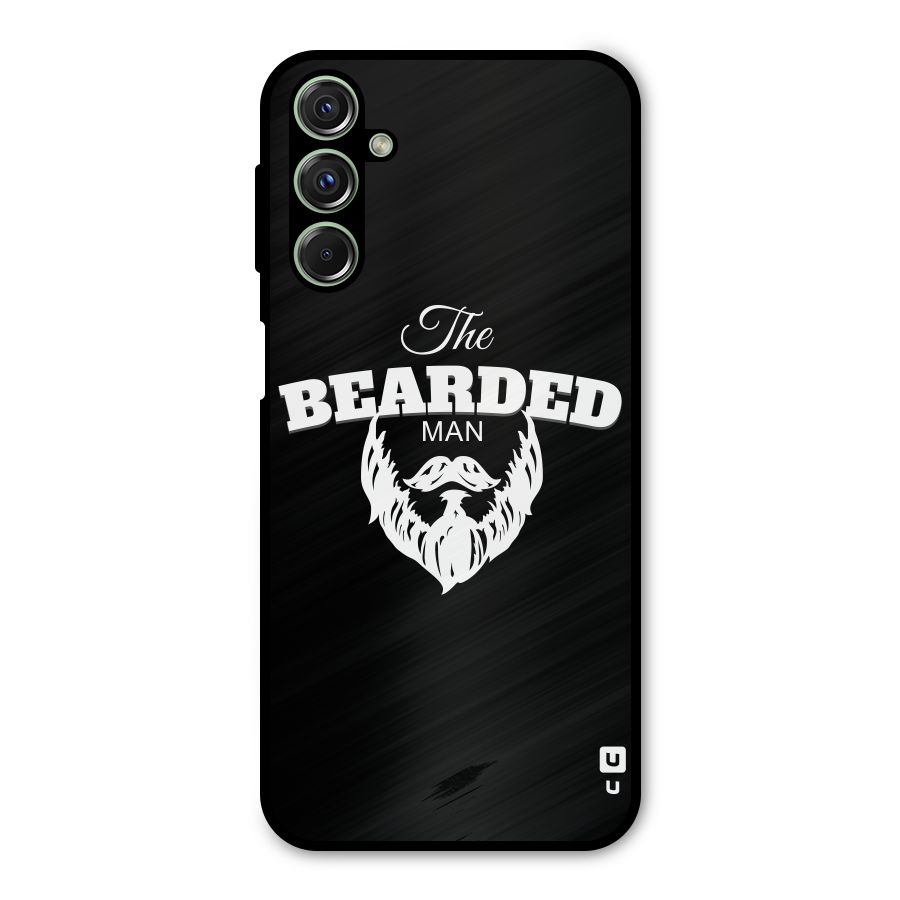 The Bearded Man Metal Back Case for Galaxy F34
