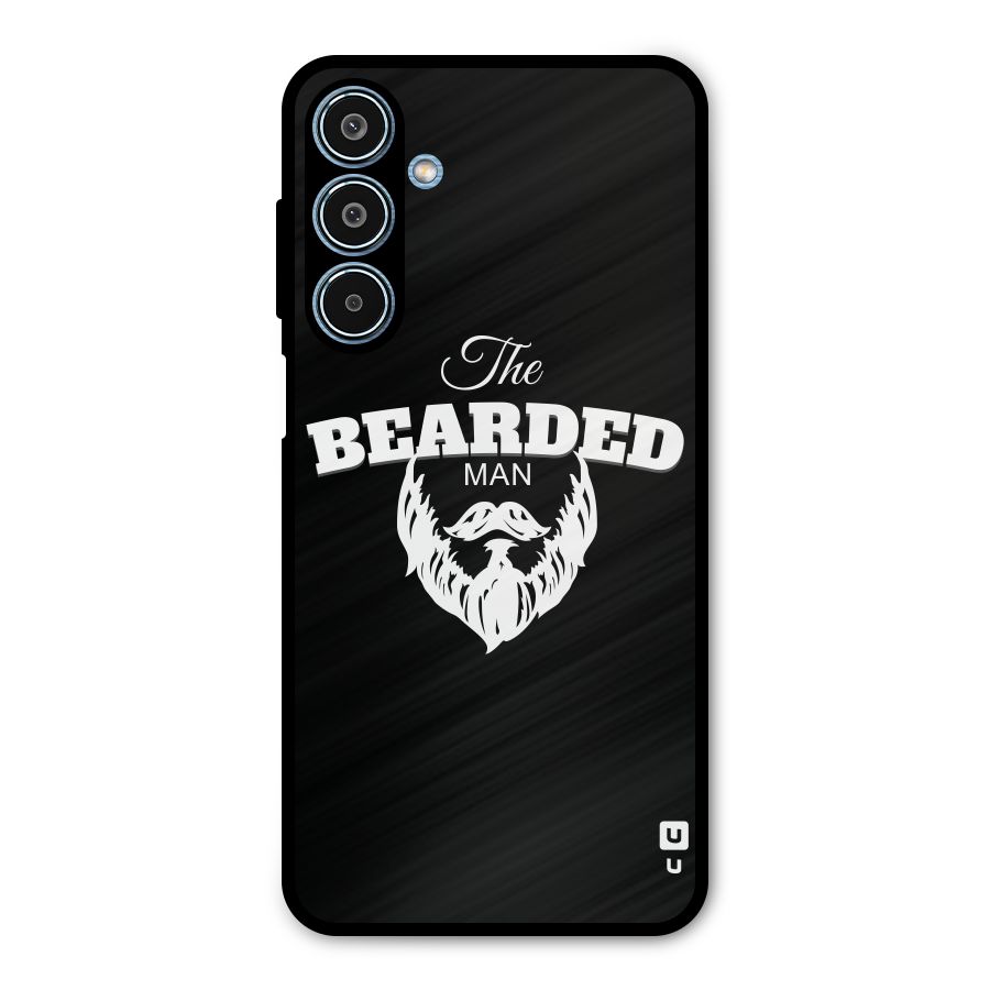 The Bearded Man Metal Back Case for Galaxy M35