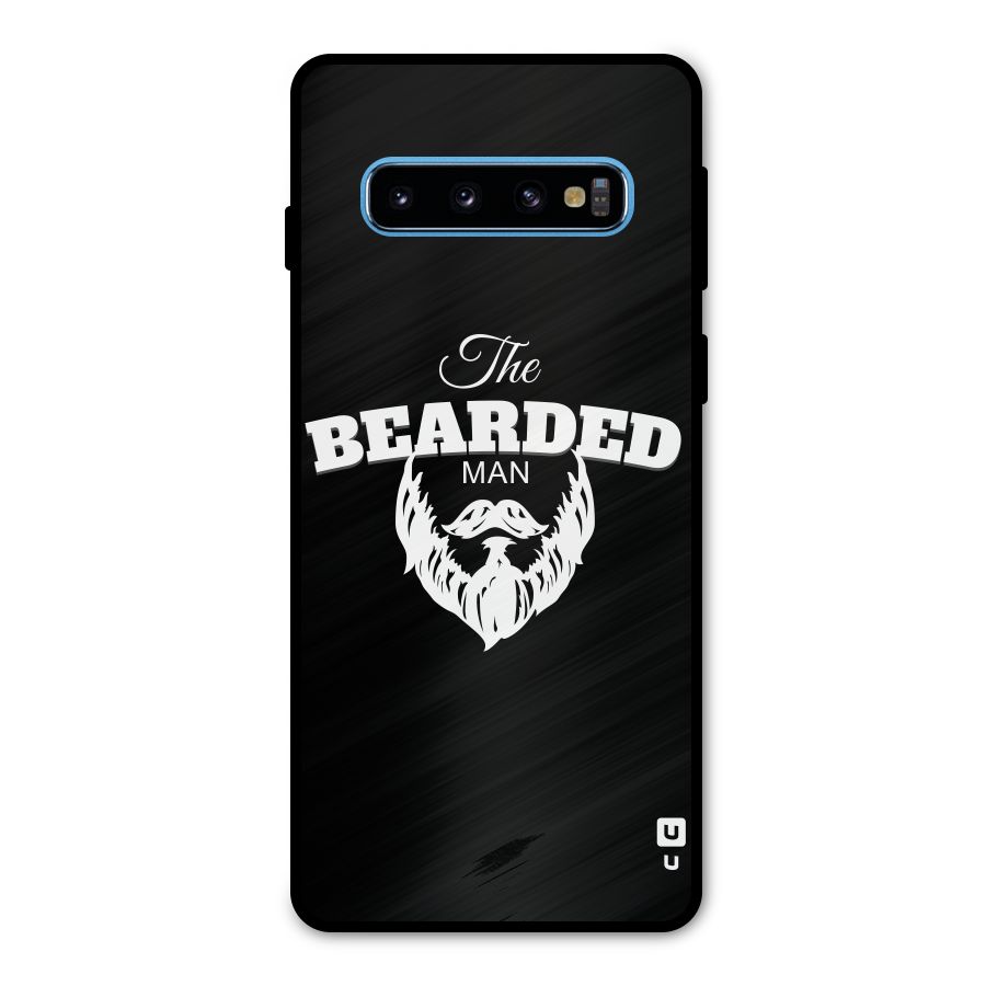 The Bearded Man Metal Back Case for Galaxy S10