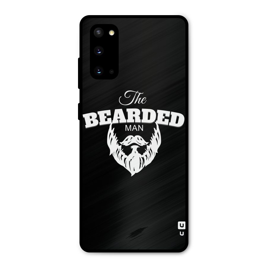 The Bearded Man Metal Back Case for Galaxy S20