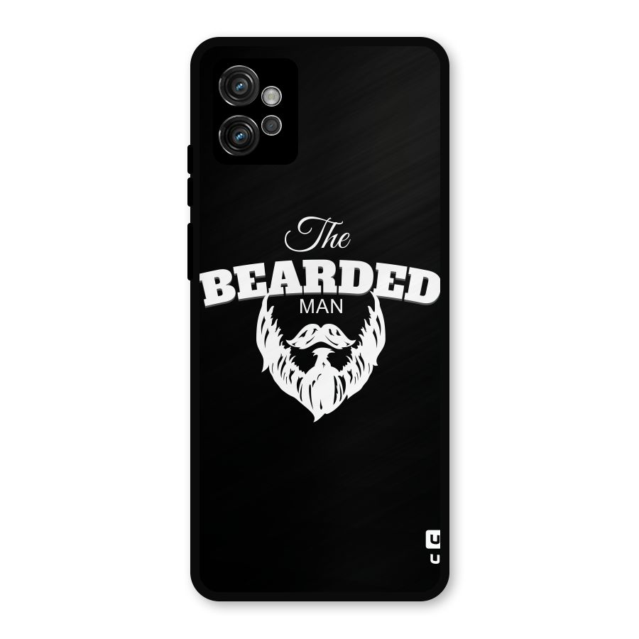 The Bearded Man Metal Back Case for Moto G32