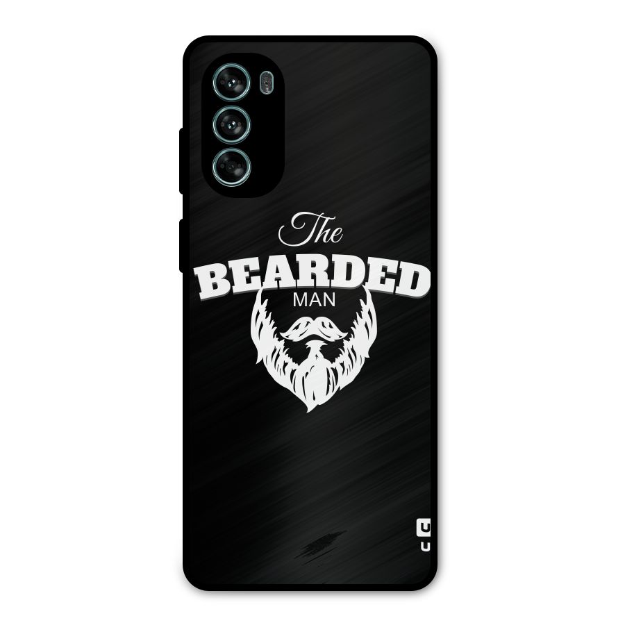 The Bearded Man Metal Back Case for Moto G62