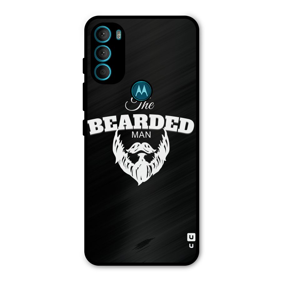 The Bearded Man Metal Back Case for Moto G71 5G