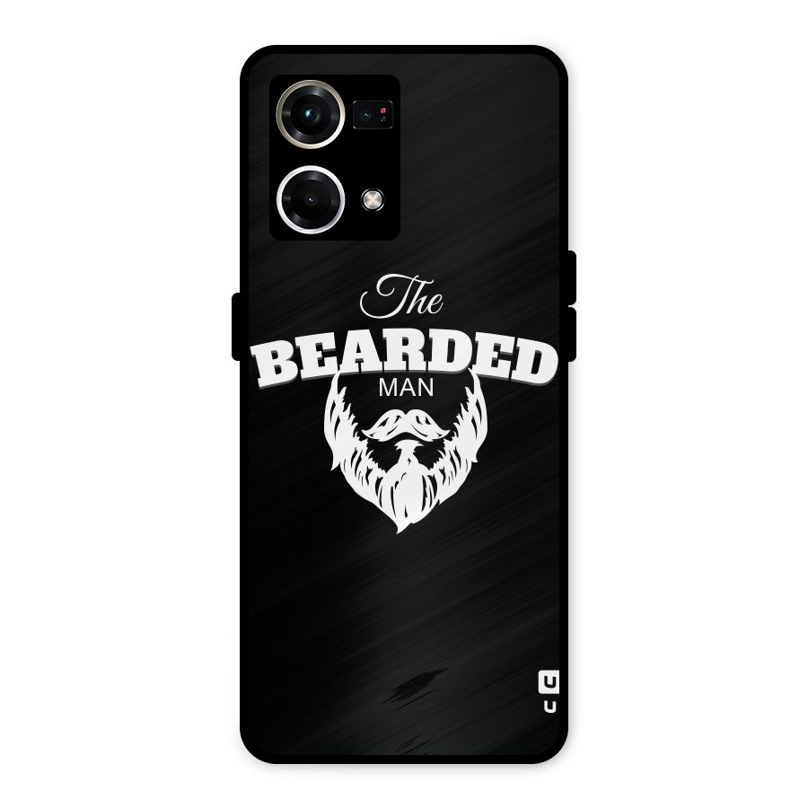 The Bearded Man Metal Back Case for Oppo F21 Pro 4G