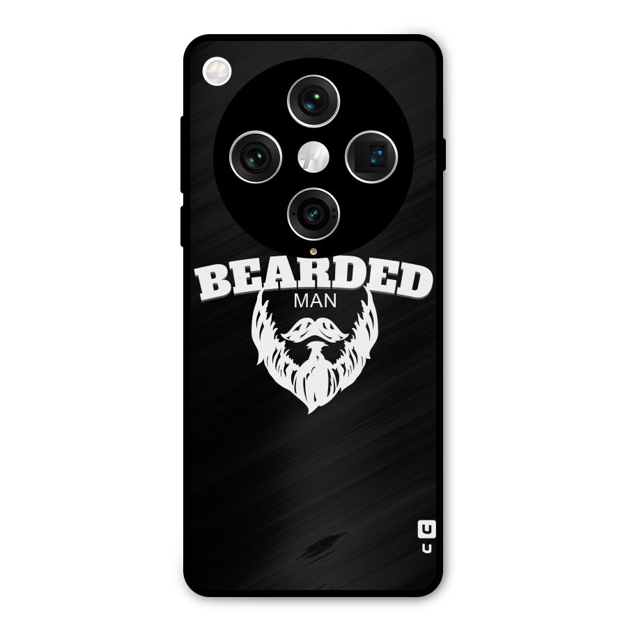 The Bearded Man Metal Back Case for Oppo Find X8 Pro