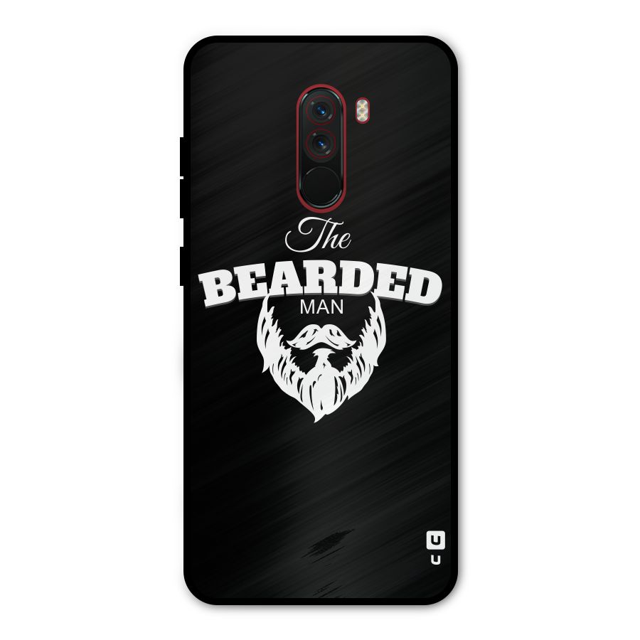 The Bearded Man Metal Back Case for Poco F1