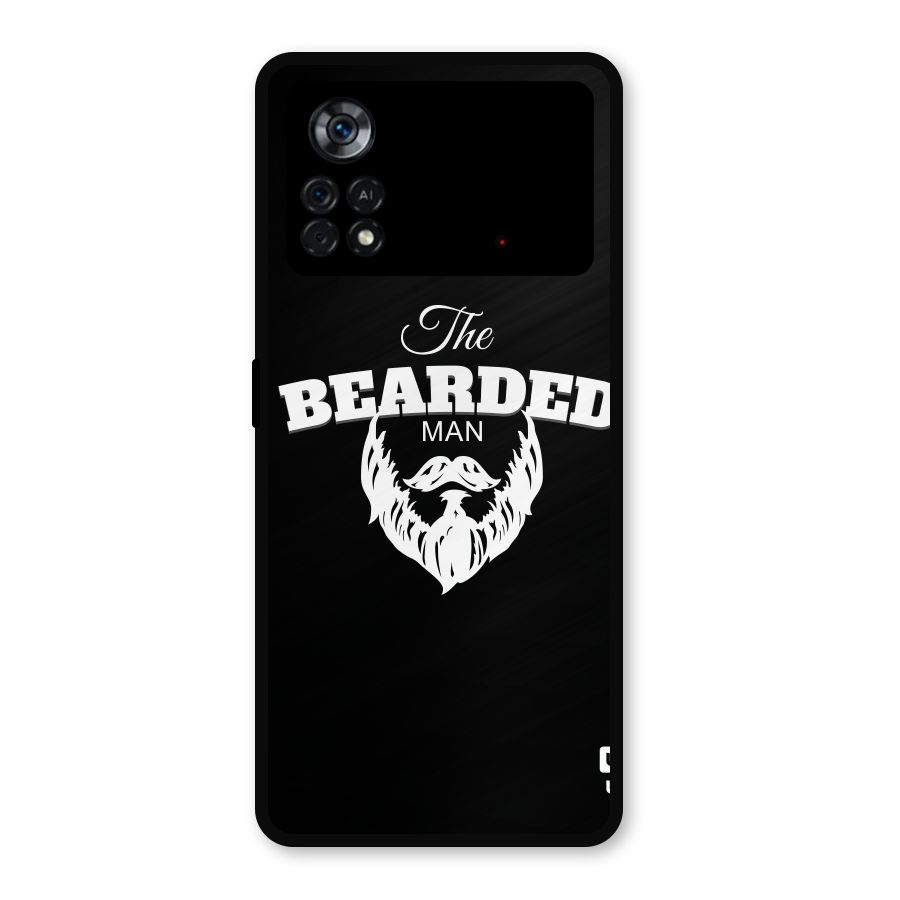 The Bearded Man Metal Back Case for Poco X4 Pro 5G