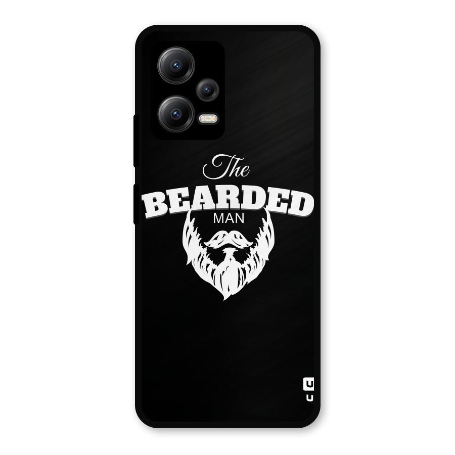 The Bearded Man Metal Back Case for Poco X5