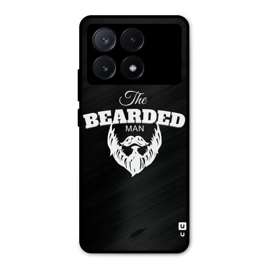The Bearded Man Metal Back Case for Poco X6 Pro