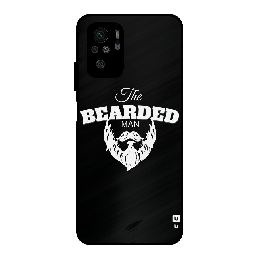 The Bearded Man Metal Back Case for Redmi Note 10S