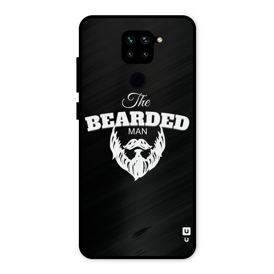 The Bearded Man Metal Back Case for Redmi Note 9
