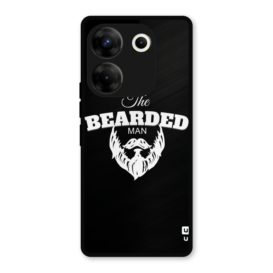 The Bearded Man Metal Back Case for Tecno Camon 20