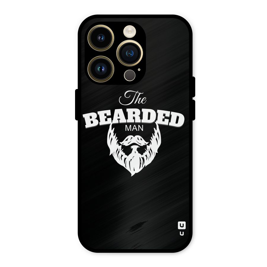 The Bearded Man Metal Back Case for iPhone 14 Pro