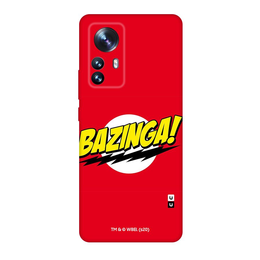 The Big Bang Theory Bazinga Typography Art Original Polycarbonate Back Case for Xiaomi 12 Pro