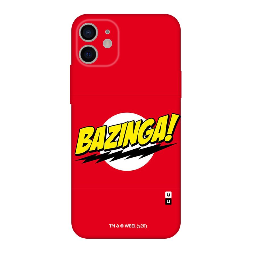 The Big Bang Theory Bazinga Typography Art Original Polycarbonate Back Case for iPhone 11