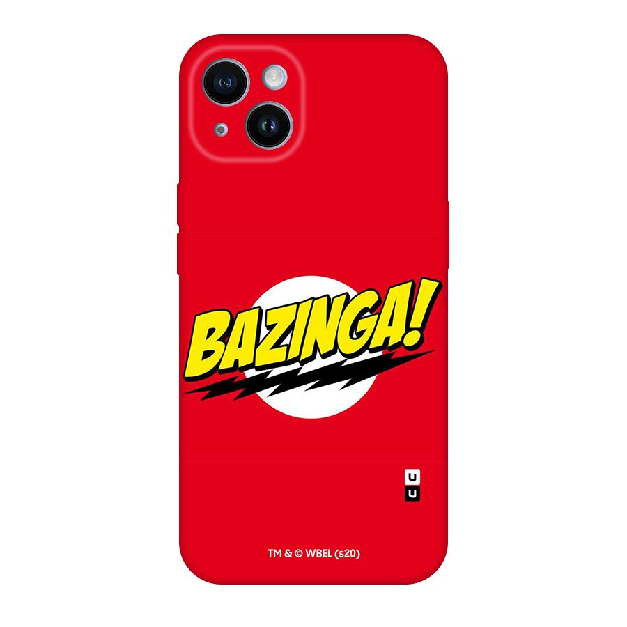 The Big Bang Theory Bazinga Typography Art Original Polycarbonate Back Case for iPhone 14