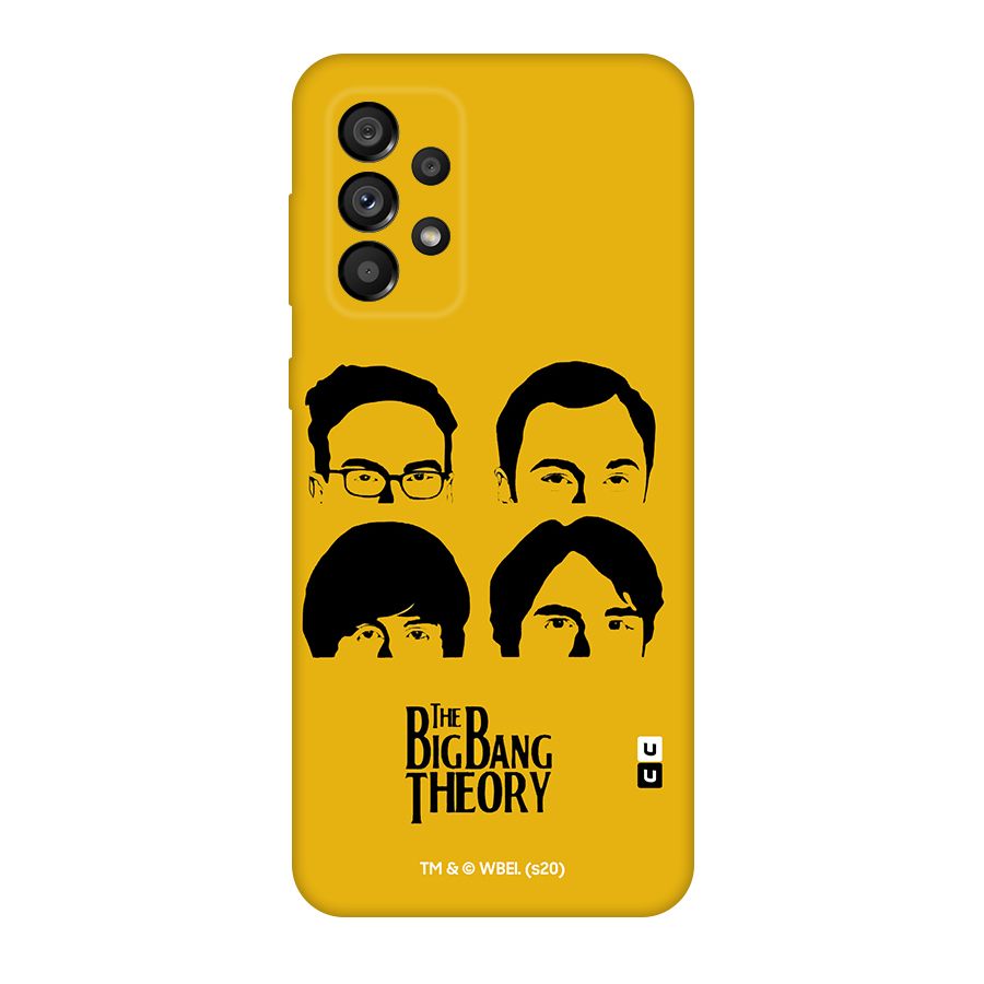 The Big Bang Theory Heads Original Polycarbonate Back Case for Galaxy A73 5G