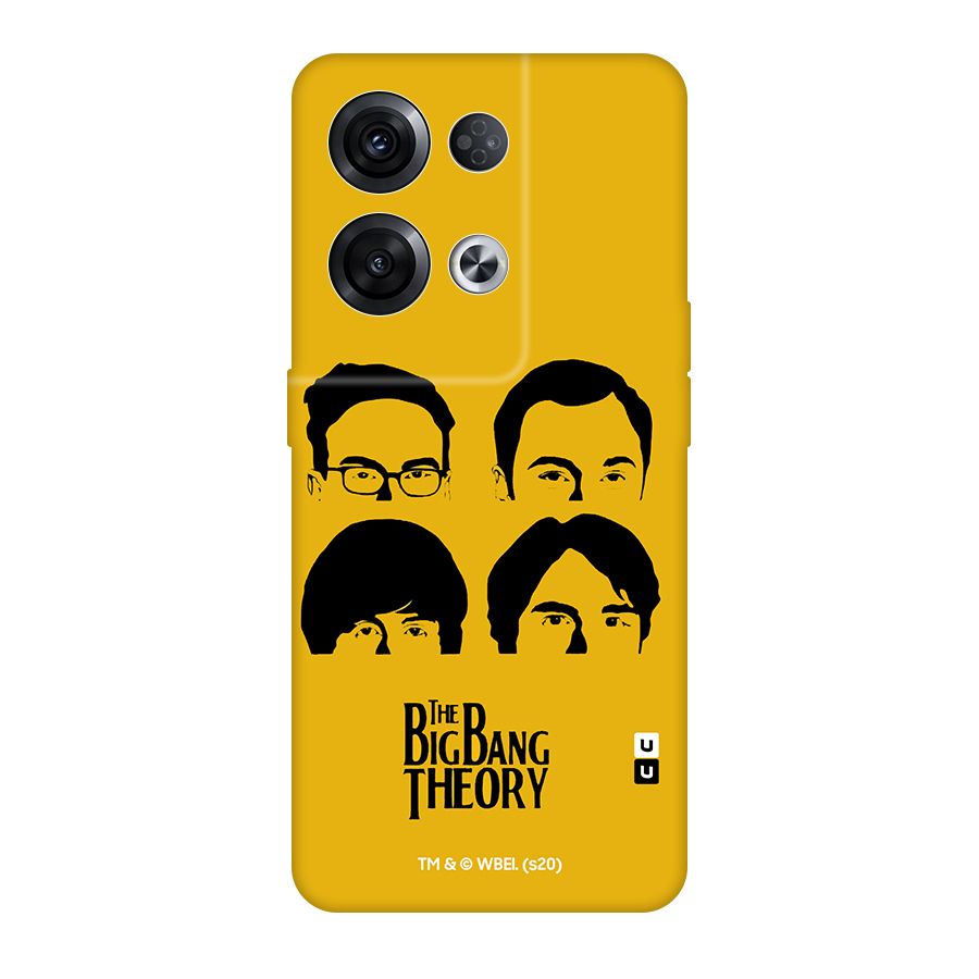 The Big Bang Theory Heads Original Polycarbonate Back Case for Oppo Reno8 Pro 5G