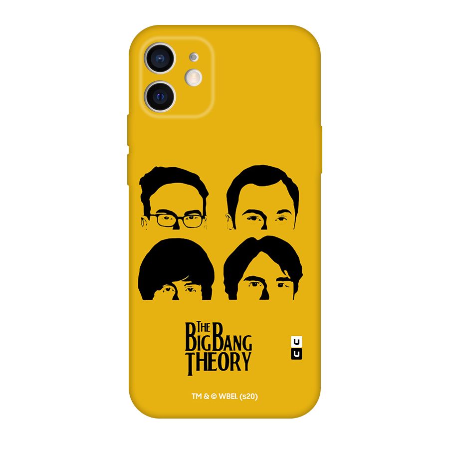The Big Bang Theory Heads Original Polycarbonate Back Case for iPhone 12