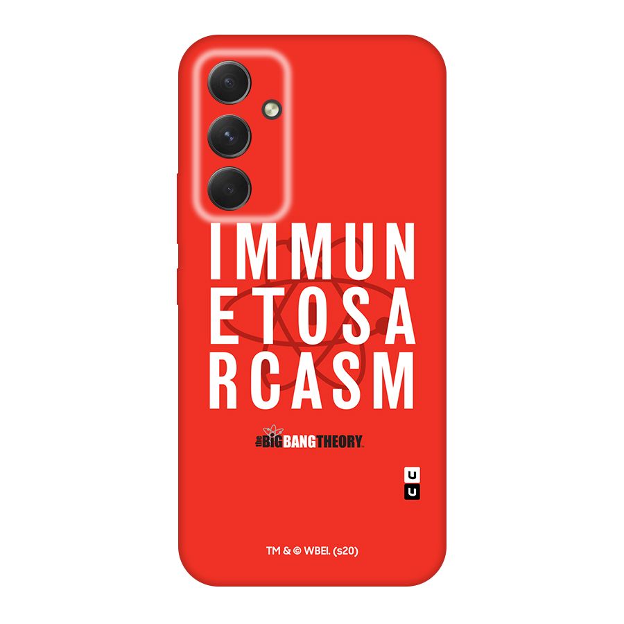 The Big Bang Theory Immune To Sarcasm Original Polycarbonate Back Case for Galaxy A54