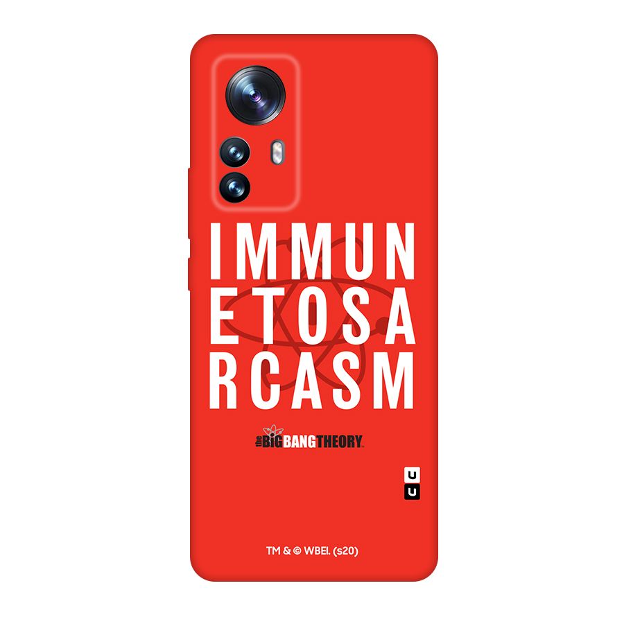 The Big Bang Theory Immune To Sarcasm Original Polycarbonate Back Case for Xiaomi 12 Pro