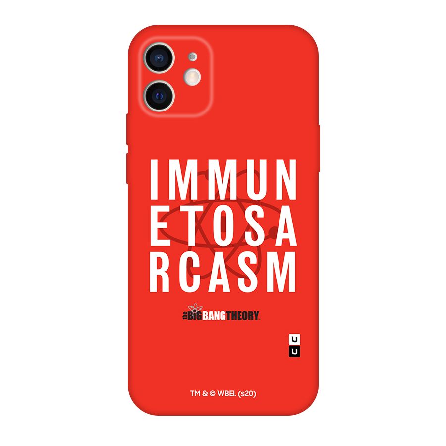 The Big Bang Theory Immune To Sarcasm Original Polycarbonate Back Case for iPhone 12