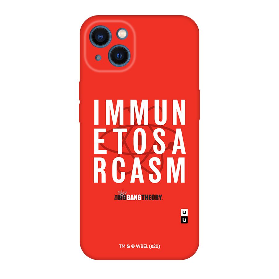 The Big Bang Theory Immune To Sarcasm Original Polycarbonate Back Case for iPhone 13