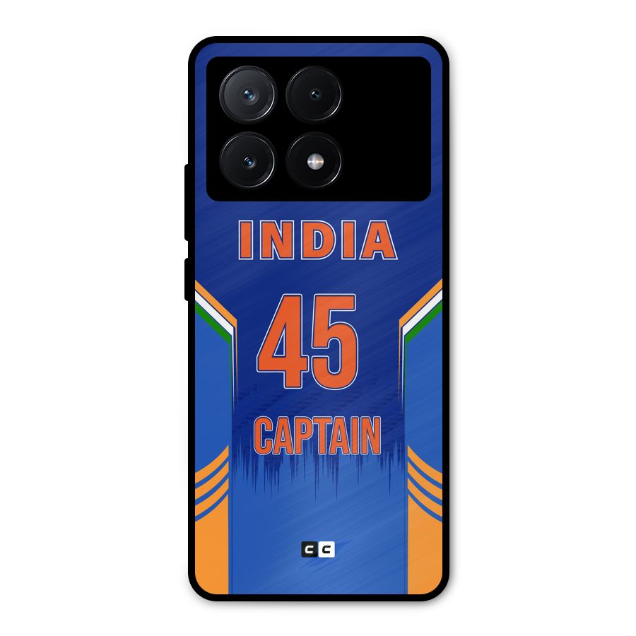 The Captain Metal Back Case for Poco X6 Pro