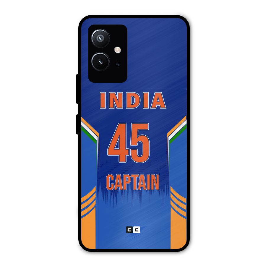 The Captain Metal Back Case for Vivo Y75 5G