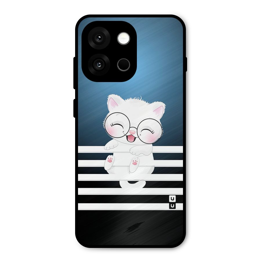 The Cat on Stripes Metal Back Case for OnePlus 13s