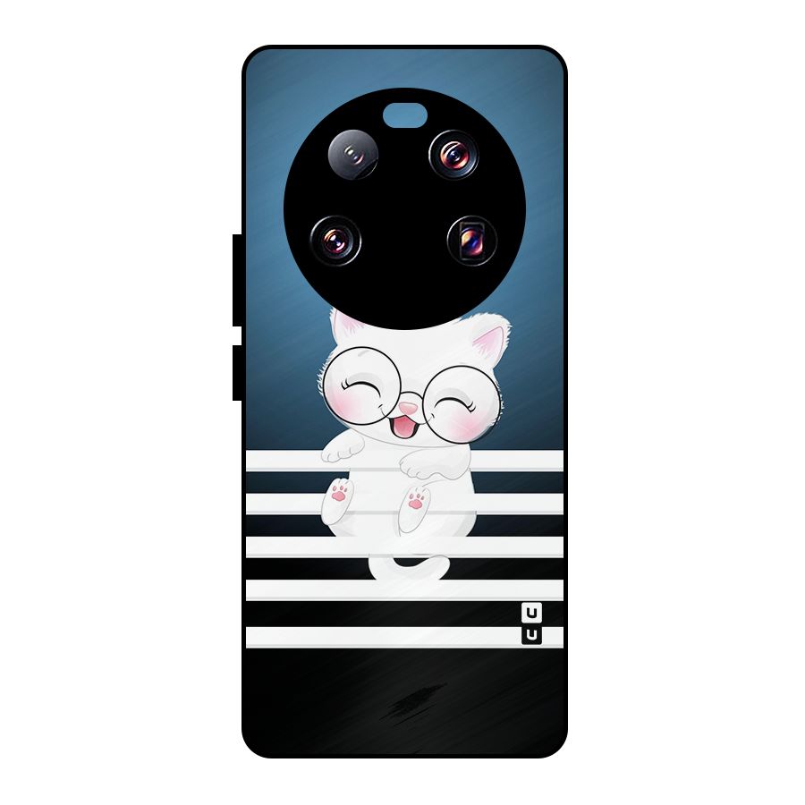 The Cat on Stripes Metal Back Case for Xiaomi 13 Ultra
