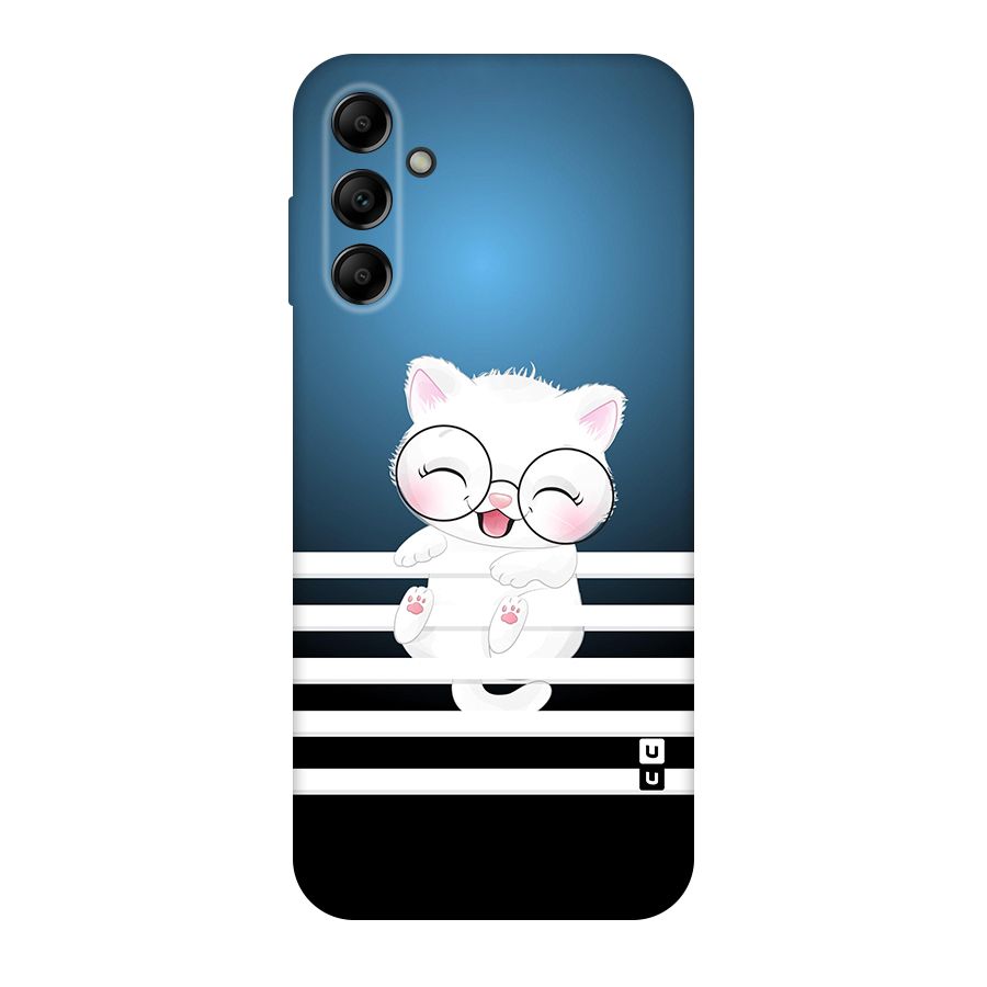 The Cat on Stripes Original Polycarbonate Back Case for Galaxy A14 5G