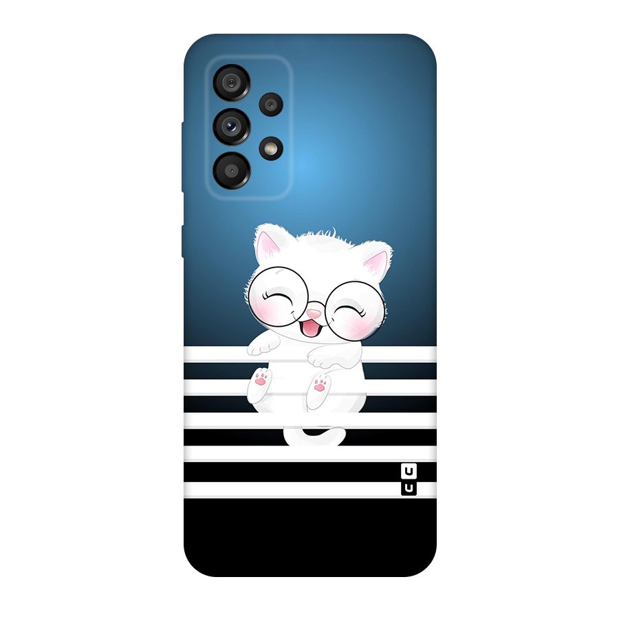 The Cat on Stripes Original Polycarbonate Back Case for Galaxy A73 5G
