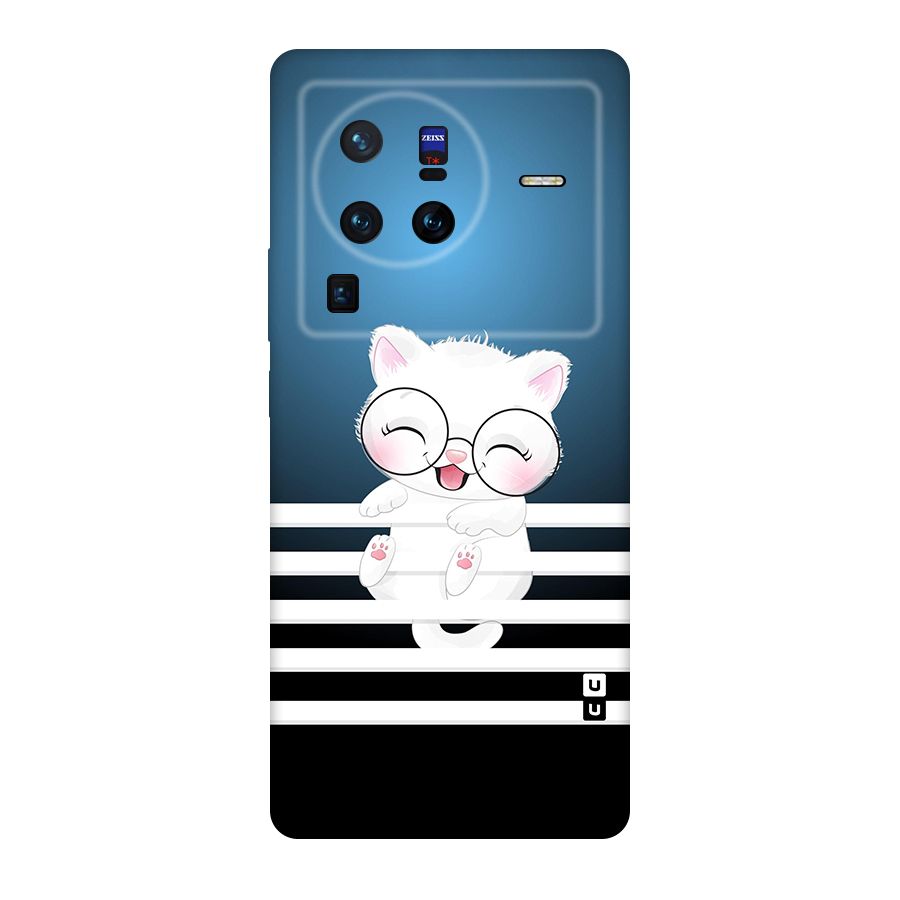 The Cat on Stripes Original Polycarbonate Back Case for Vivo X80
