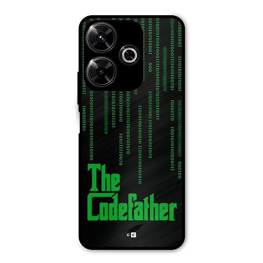 The Codefather Metal Back Case for Poco M6 Plus