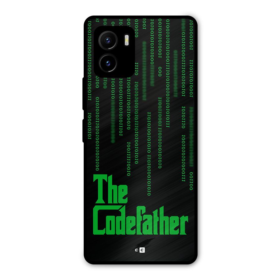 The Codefather Metal Back Case for Vivo Y15s