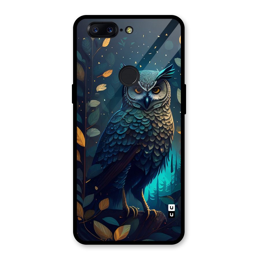 The Cunning Owl Glass Back Case for OnePlus 5T