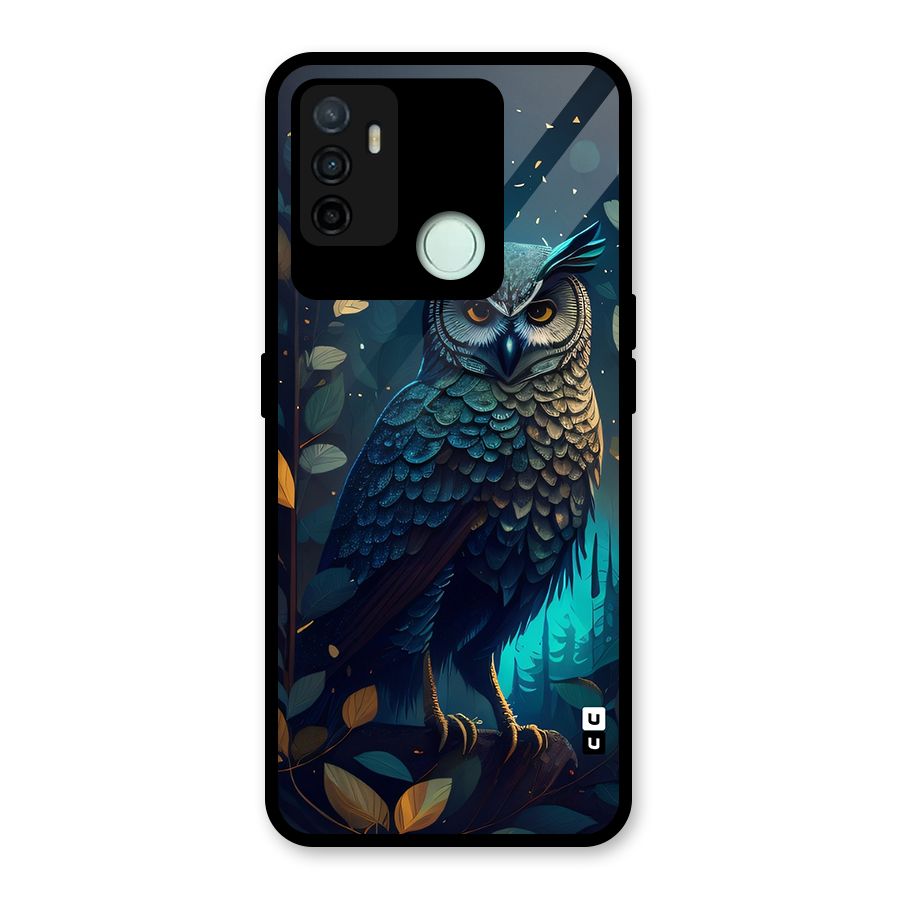 The Cunning Owl Glass Back Case for Oppo A53