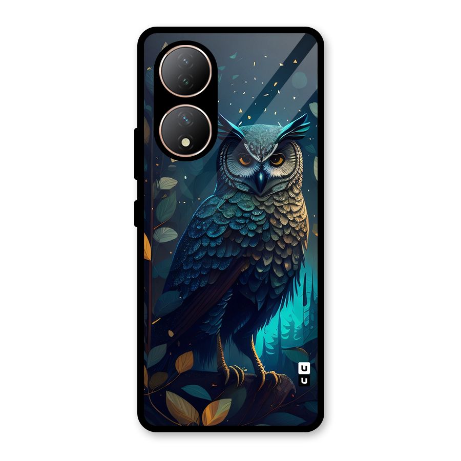 The Cunning Owl Glass Back Case for Vivo Y100A