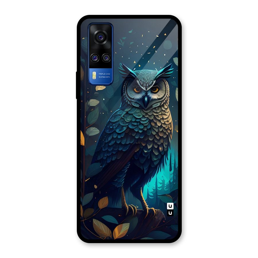 The Cunning Owl Glass Back Case for Vivo Y31