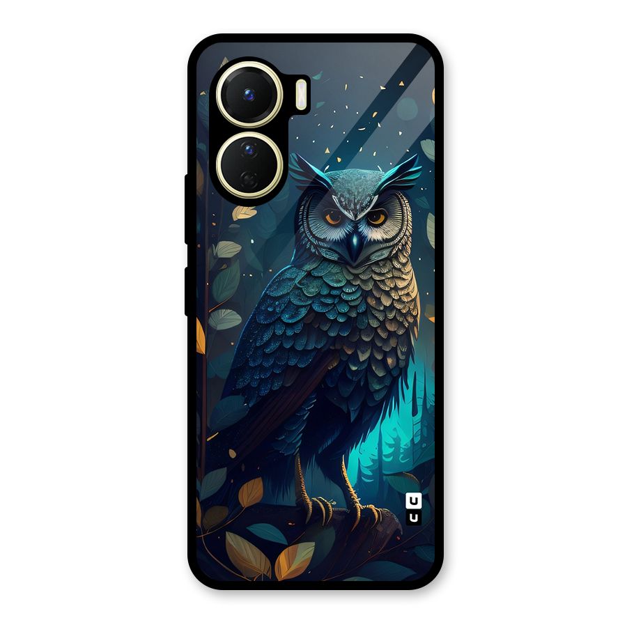 The Cunning Owl Glass Back Case for Vivo Y56