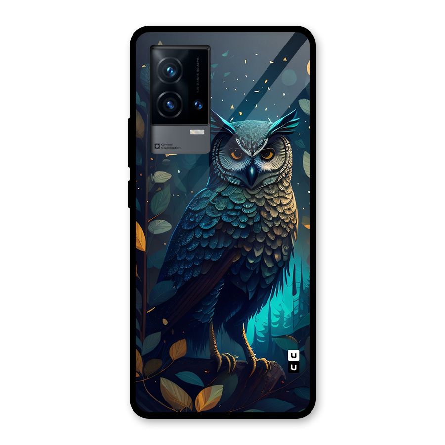 The Cunning Owl Glass Back Case for iQOO 9 5G