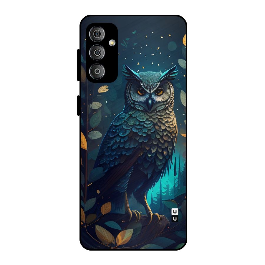The Cunning Owl Metal Back Case for Galaxy F23